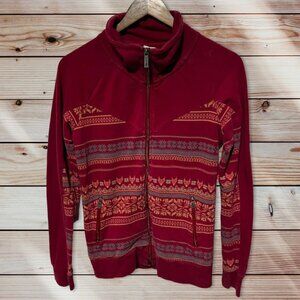 Bench Full Zip Sweatshirt Red Size Medium